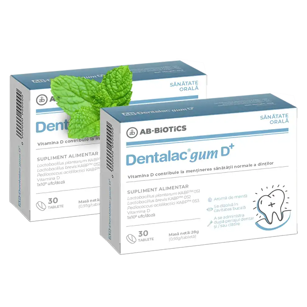 Home - Dentalac probiotic pt. igiena dentară cu 3 tulpini patentate 12 2cutii