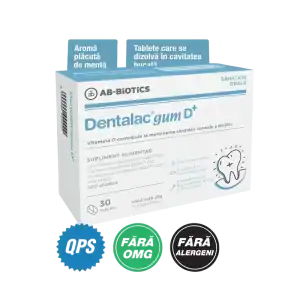 supliment alimentar dentalac gum d ab biotics pachet 1 Buc