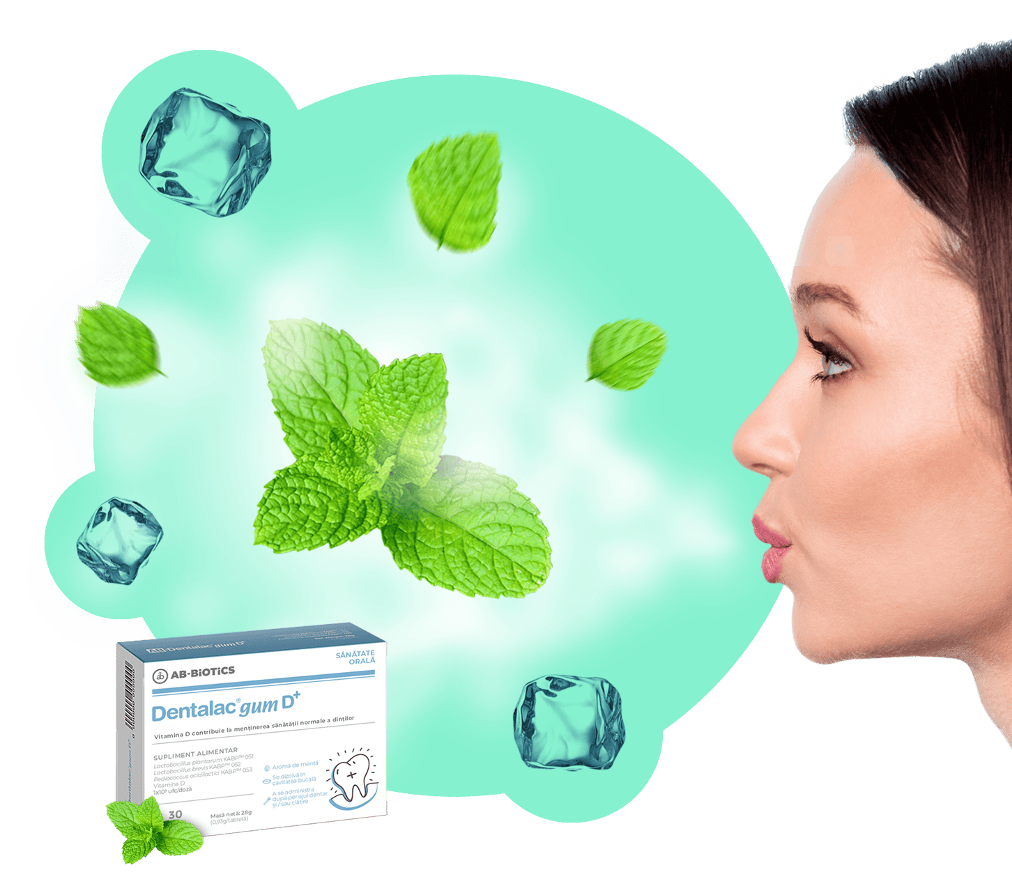 Home - Dentalac probiotic pt. igiena dentară cu 3 tulpini patentate 1 Dentalac - Probiotic pt.sănătatea dentară.